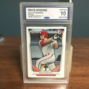 Rhys Hoskins 2014 1st Bowman - Gem Mint 10